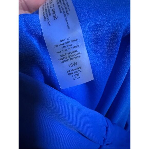 Raisins Royal Blue Echo Curve Swim Skirt Size 18 NWOT - Picture 6 of 6